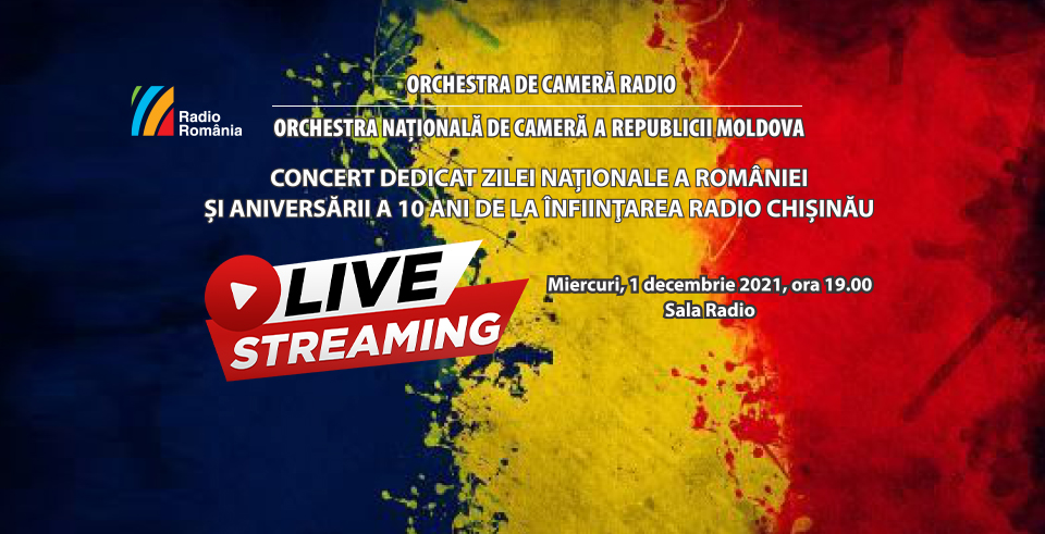 Concert dedicat zilei naţionale a României şi aniversării a 10 ani de la înfiinţarea Radio Chişinău