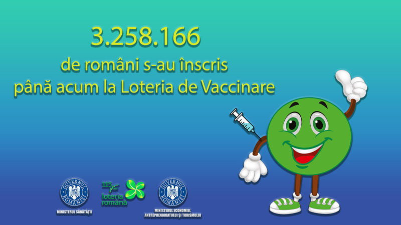 O nouă ediție a Loteriei de vaccinare, în această seară