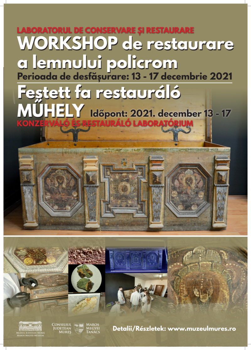 Specialiști din toată țara restaurează la Târgu Mureș lemnul pictat