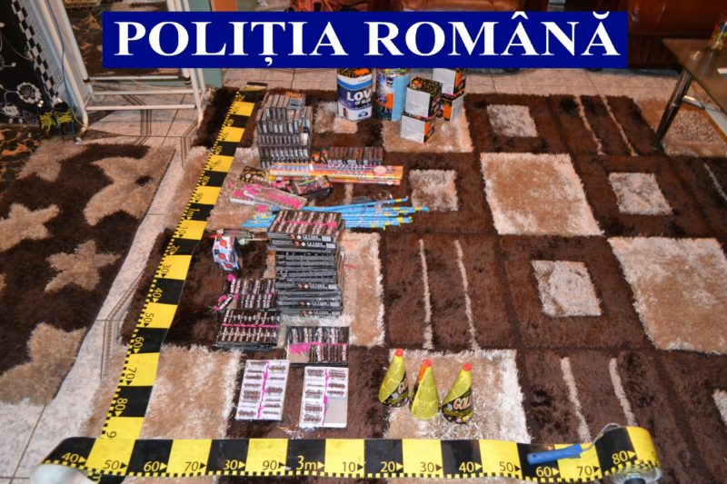 48 de kg de articole pirotehnice confiscate de la un bărbat din Band, jud. Mureș 48 de kg de articole pirotehnice confiscate de la un bărbat din Band, jud. Mureș
