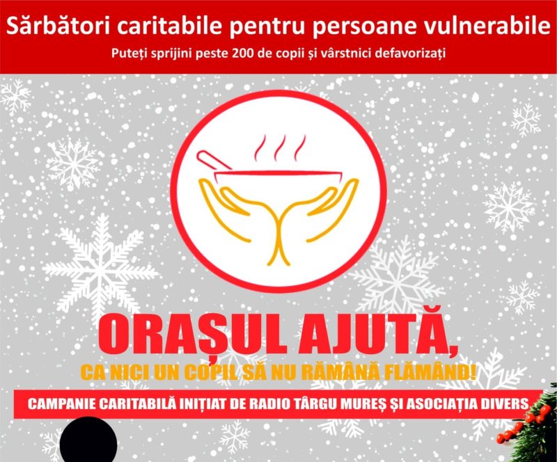 Mai buni de sărbători prin programul „Orașul ajută”