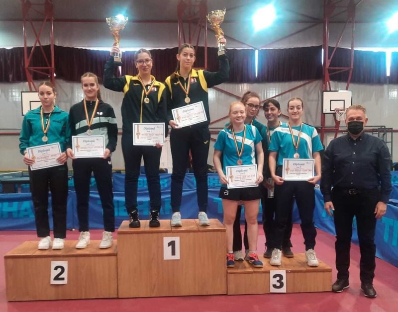 Succese mureșene, la Naționalele de tenis de masă