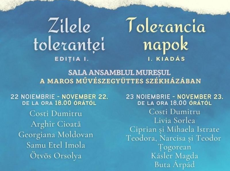 Zilele toleranței – ediția I , ziua I , spectacol aniversar al Ansamblului Artistic Muresul