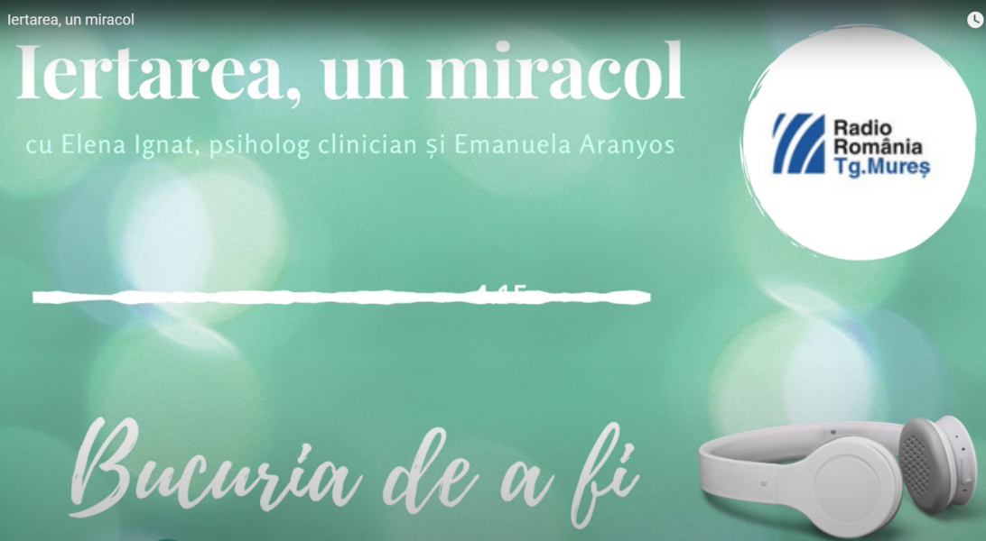 Bucuria de a fi, cu Emanuela Aranyos – Iartă-mă