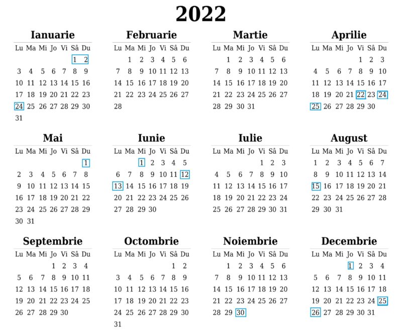 În 2022, salariații din România vor avea dreptul la 15 zile libere, conform Codului Muncii
