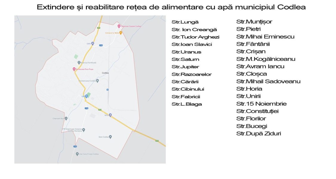 Încep lucrări de dezvoltare a infrastructurii în Codlea și Ghimbav Încep lucrări de dezvoltare a infrastructurii în Codlea și Ghimbav