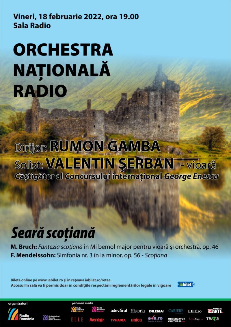 Violonistul Valentin Șerban, invitat special la Sala Radio