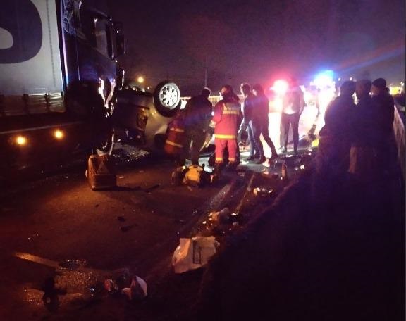 Judeţul Braşov: trafic oprit pe DN 1, din cauza unui accident