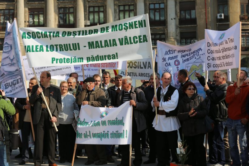 Reprezentanții Federației Proprietarilor de Păduri și Pășuni din România reiau acțiunile de protest