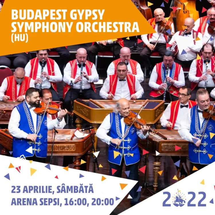 Budapest Gypsy Symphony Orchestra va susține pe 23 martie două spectacole la Zilele Sf.Gheorghe