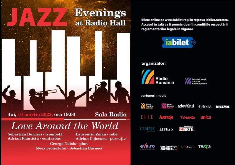 Seară de Jazz la Sala Radio – Love Around the World