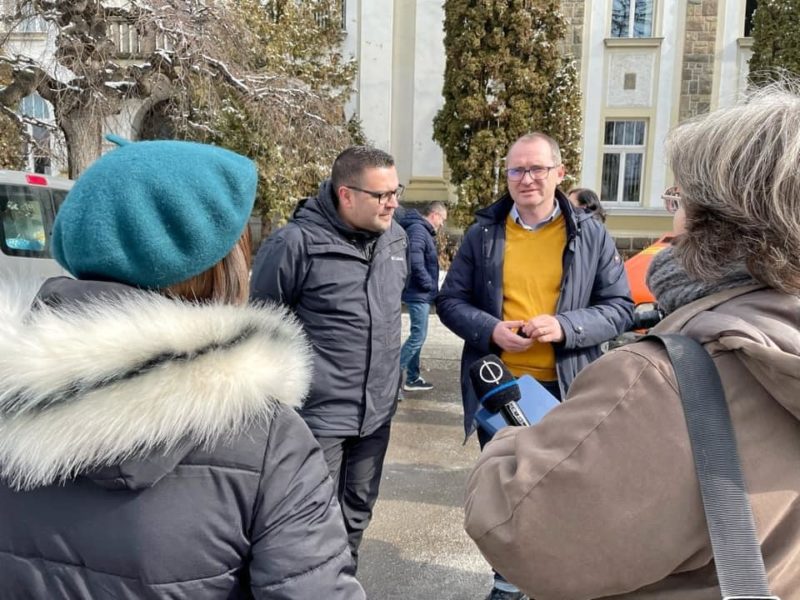 Ajutoare umanitare pentru ucrainienii din orașul Bereg
