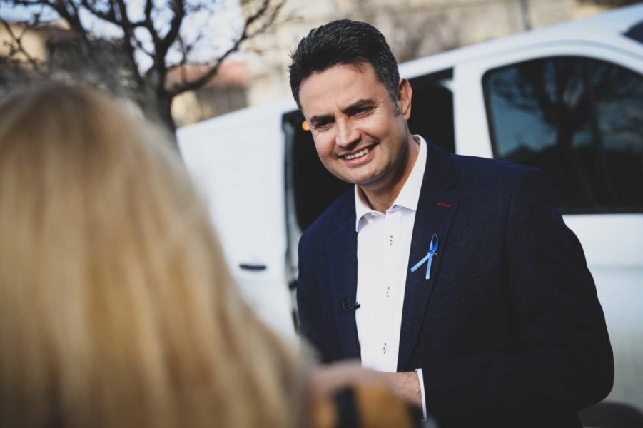 Candidatul opoziției la alegerile din Ungaria, în turneu electoral la Tg.Mureș