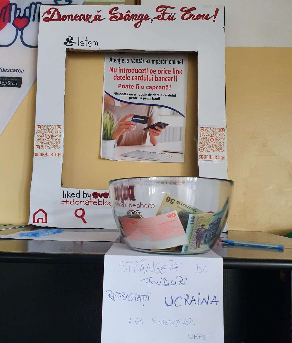 La Tg. Mureș, tichetele sociale primite la donarea de sânge pot fi dăruite refugiaților ucraineni La Tg. Mureș, tichetele sociale primite la donarea de sânge pot fi dăruite refugiaților ucraineni