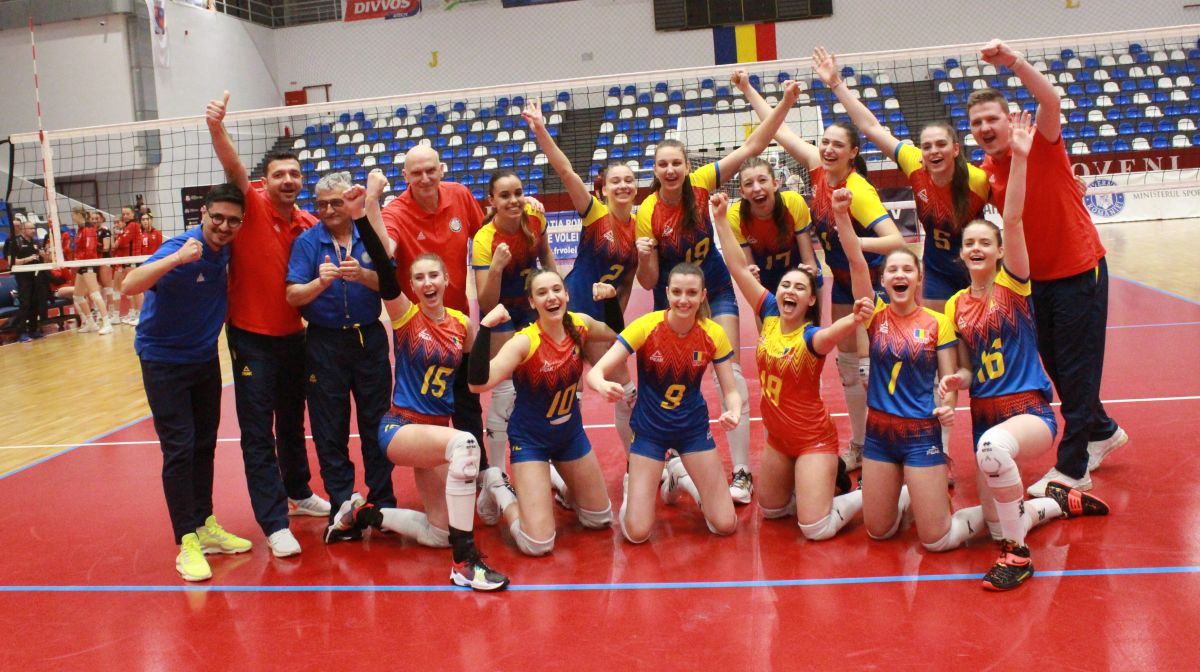 România s-a calificat la Europenele de volei pentru junioare