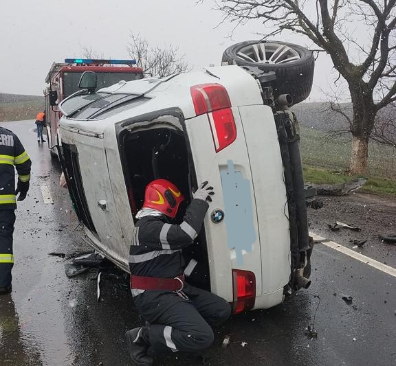 Accident cu 4 victime, în județul Mureș