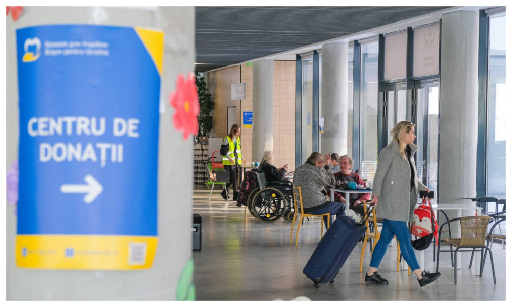Servicii consulare pentru refugiaţi, asigurate de doi reprezentanţi ai Ambasadei Ucrainei în centrul de la CATTIA, Brașov
