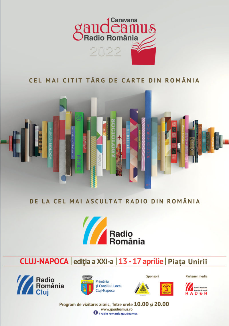 Târgul de Carte Gaudeamus Radio România | Ediția Cluj-Napoca, 13 – 17 aprilie