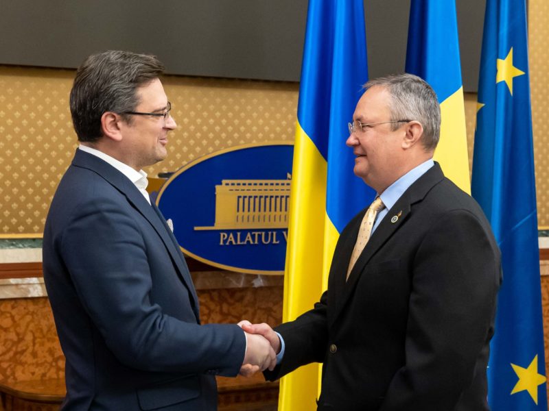Situaţia de securitate din regiune, principala temă de discuţie între ministrul ucrainean de externe şi premierul României