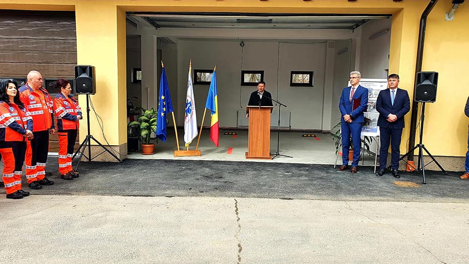 Ambulanțierii din Toplița au acum un sediu modern