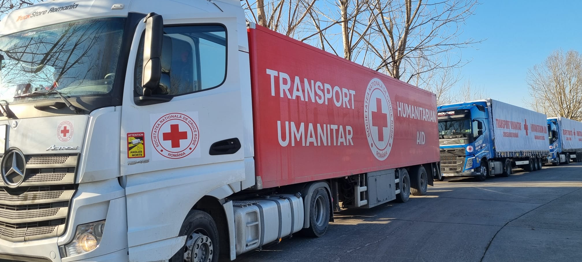 Scutiri de la plata rovinietei și a taxei de pod de la Fetești pentru mașinile de transport umanitar