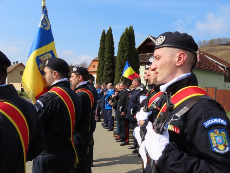 Ziua Jandarmeriei Române a fost celebrată și în localitatea mureșeană Viișoara