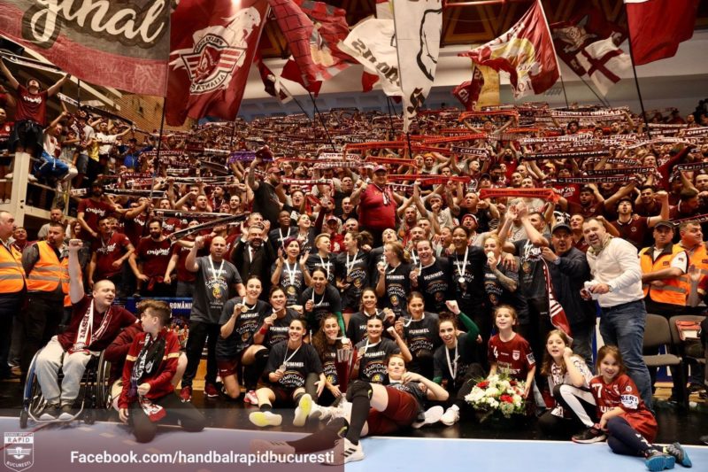 Rapidistele, campioane la handbal