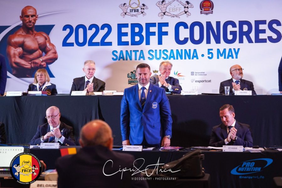 Reghineanul Gabriel Toncean, vicepreședinte al Federației Europene de Culturism