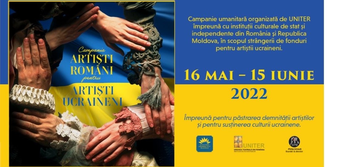 Teatrul ‘Andrei Mureşanu’ se alătură campaniei ‘Artişti români pentru artişti ucraineni’, iniţiată de UNITER