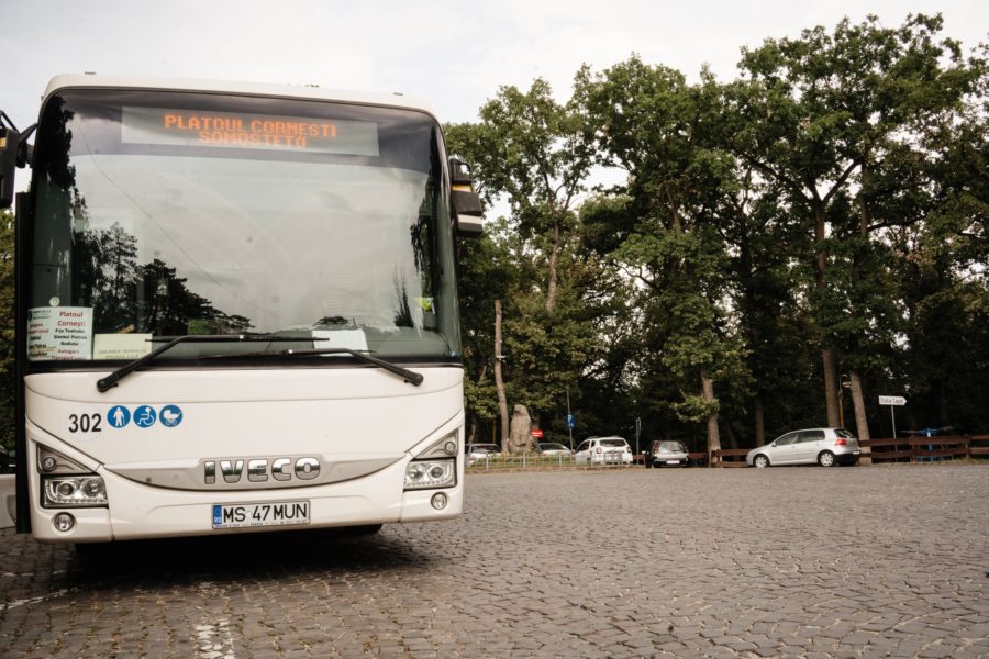 Curse de autobuz către Platoul Cornești și Complexul Weekend din Tg. Mureș