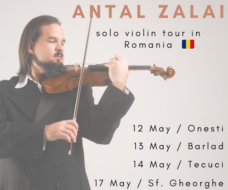 Concert extraordinar în Covasna pe o vioară Stradivarius