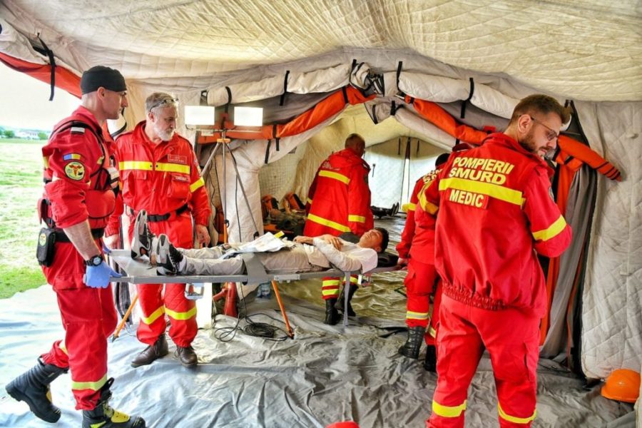 Planul roșu, activat ieri la nivelul județului Mureș, în cadrul exercițiului EU MODEX