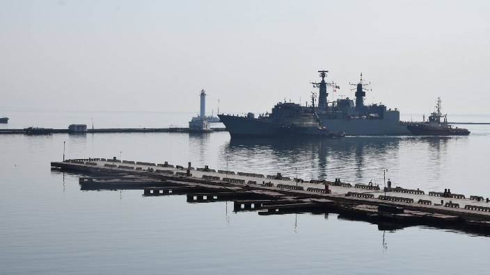 Portul ucrainean Odesa, de la Marea Neagră a fost aseară ţinta unui atac rusesc cu rachetă Portul ucrainean Odesa, de la Marea Neagră a fost aseară ţinta unui atac rusesc cu rachetă
