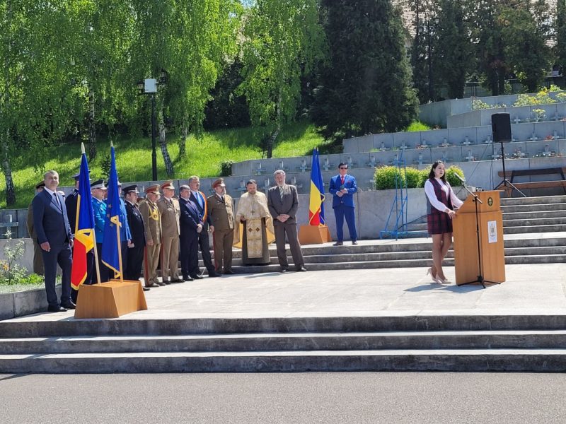 Ziua de 9 mai a fost sărbătorită la Târgu Mureș printr-o ceremonie militară