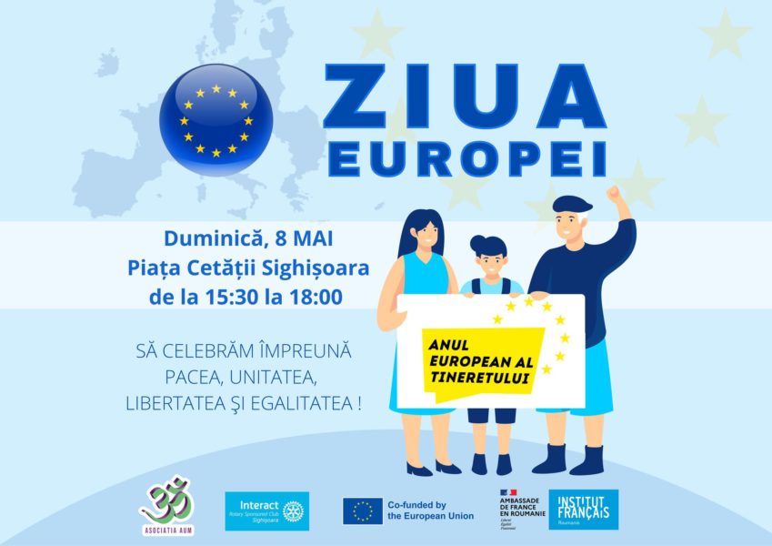 Ziua Europei marcată duminică la Sighișoara