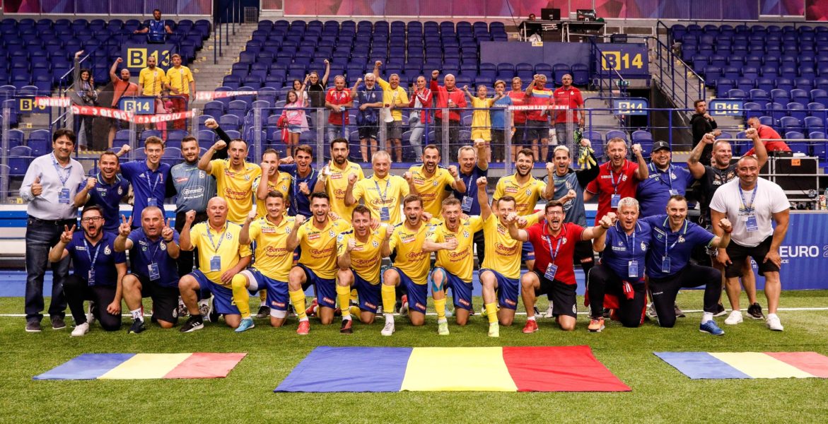 România, vicecampioană europeană la minifotbal