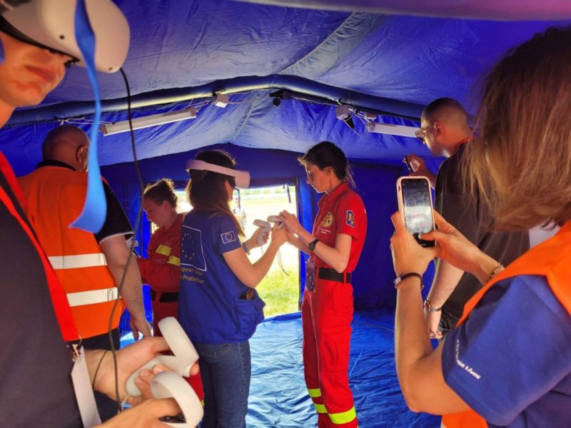 Medicii din sistemul de urgență din Târgu Mureș se antrenează cu ajutorul realității virtuale Medicii din sistemul de urgență din Târgu Mureș se antrenează cu ajutorul realității virtuale