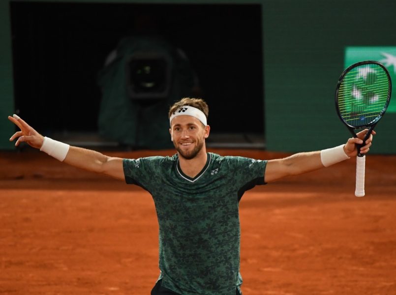 Rafael Nadal și Casper Ruud, în finala de la Roland Garros