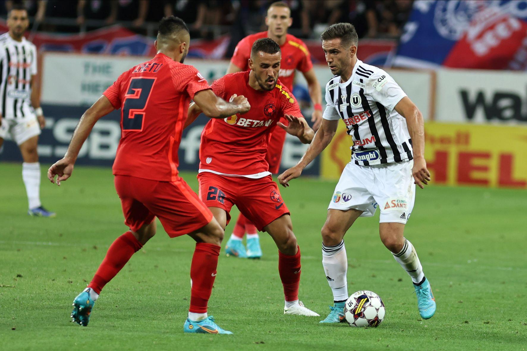Surpriză la București: U Cluj egal cu FCSB
