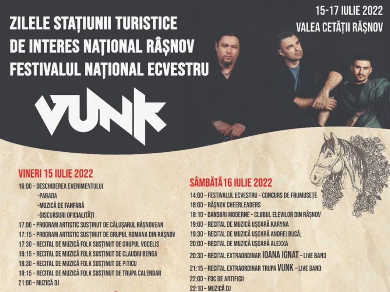 În weekend, Râșnov va fi gazda Festivalului Național Ecvestru