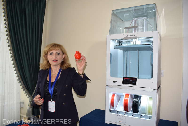 Mureş: Inimă 3D după imaginile obţinute prin CT de la un pacient, printată în premieră naţională la Congresul CardioNET