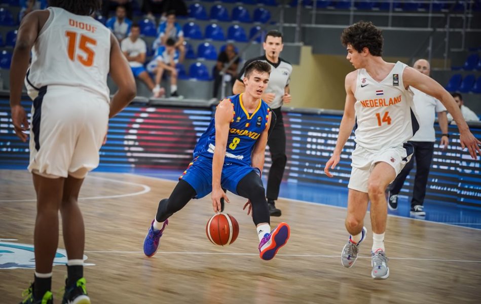 România U20, locul 3 în grupă la Campionatul European de baschet masculin