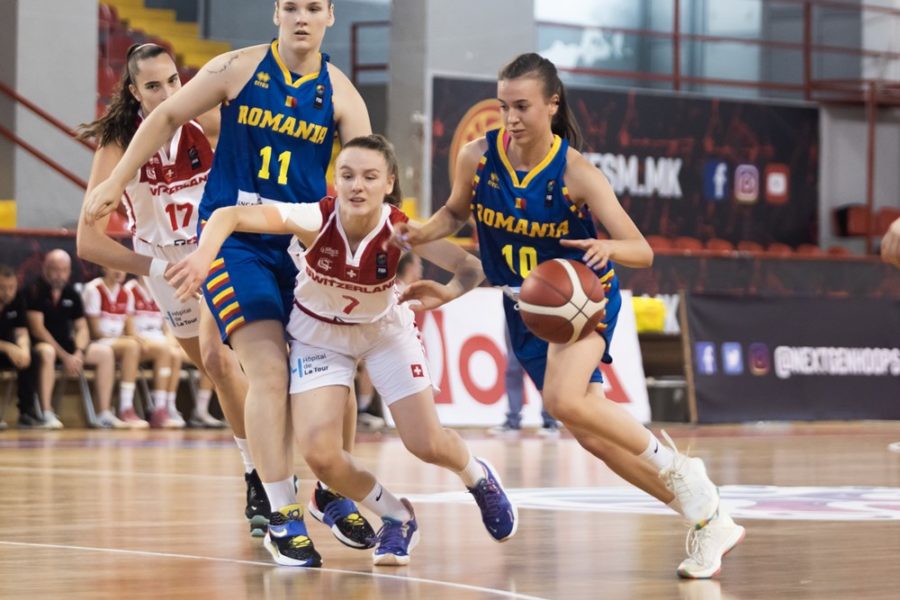 Baschetbalistele tricolore U20, locul 10 în Europa