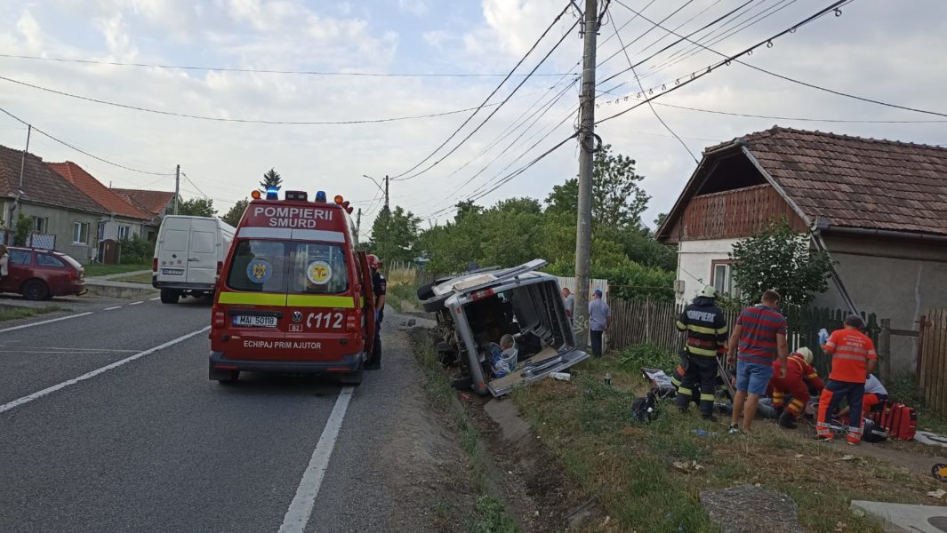 Accident rutier în Mureș