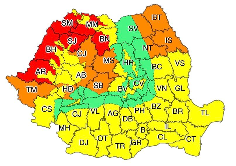 Este în vigoare primul cod rosu de caniculă din acest an