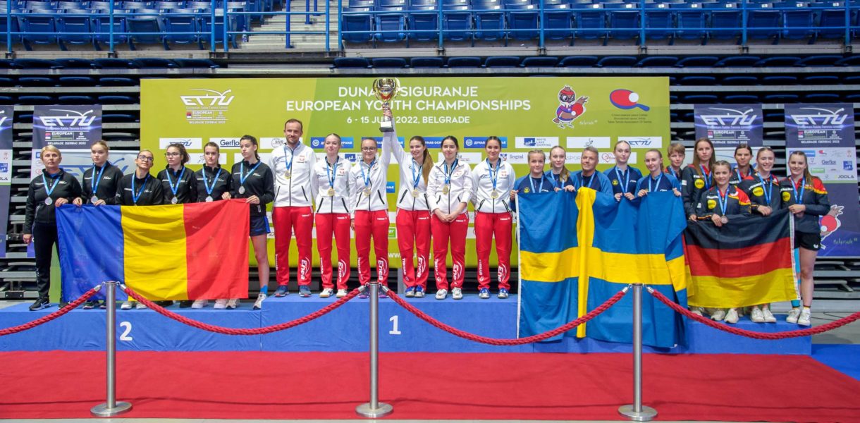 Două mureșence, vicecampioane europene la tenis de masă