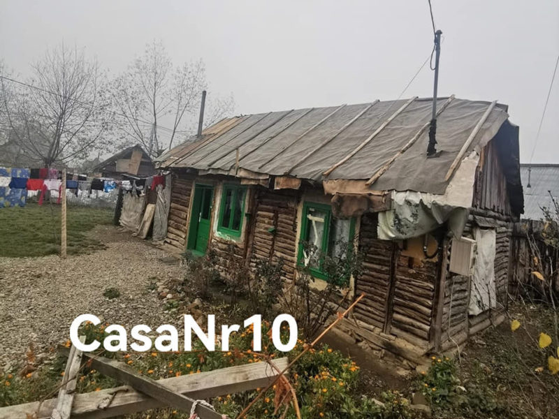 Casă nouă pentru doi copii sărmani din Budila