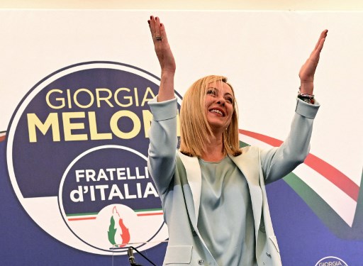 Alianța de dreapta condusă de Giorgia Meloni câștigă alegerile în Italia