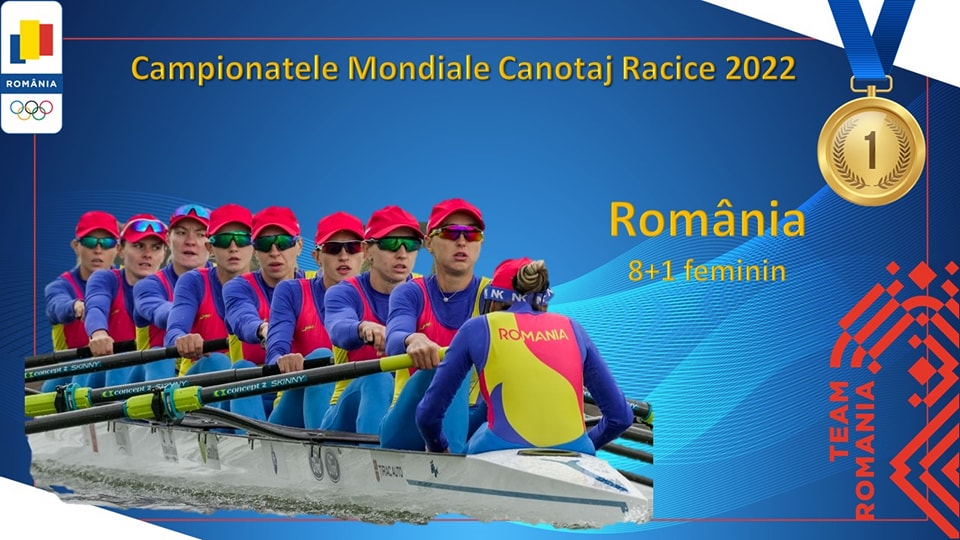 Patru medalii de aur la „Mondialul” de canotaj!
