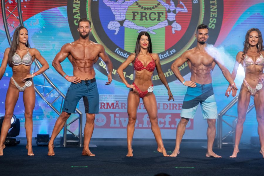 Salbă de medalii pentru mureșeni la Naționalele de culturism și fitness